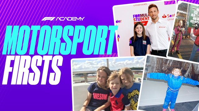 WATCH F1 ACADEMY Drivers Share Their Motorsport Firsts