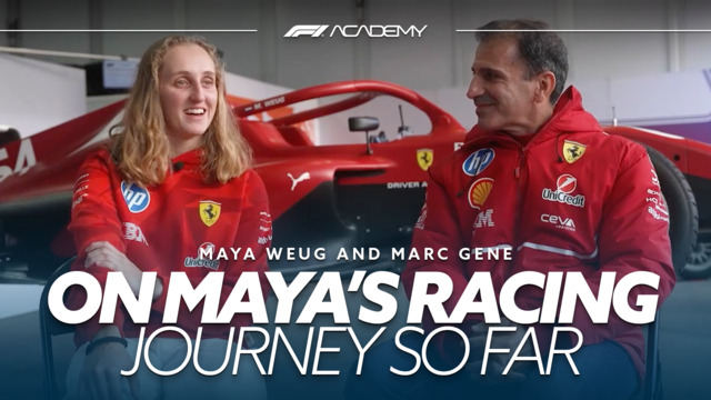 WATCH Maya Weug dissects her racing journey so far with Ferraris Marc Gene