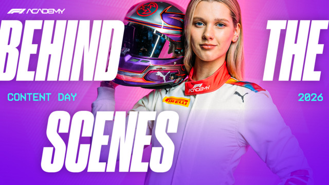 WATCH Behind the scenes at the 2026 F1 ACADEMY Content Day