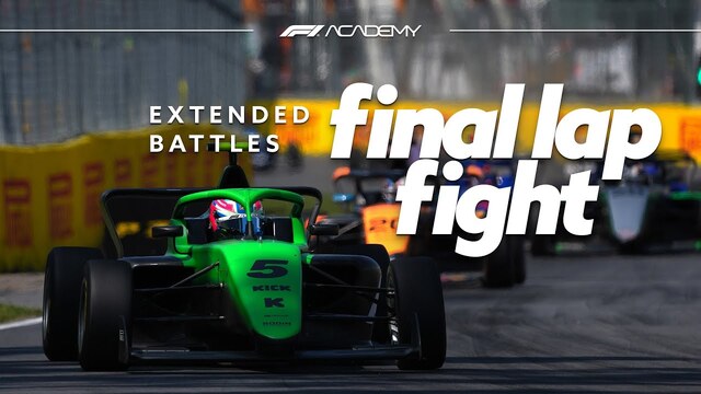 WATCH A three-car final lap fight for the win in Montreal Race 2