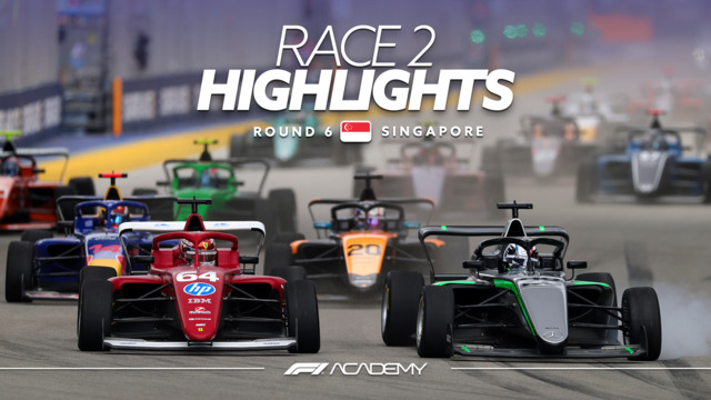 HIGHLIGHTS Weug snatches Race 2 victory with last-gasp overtake around wet Singapore streets